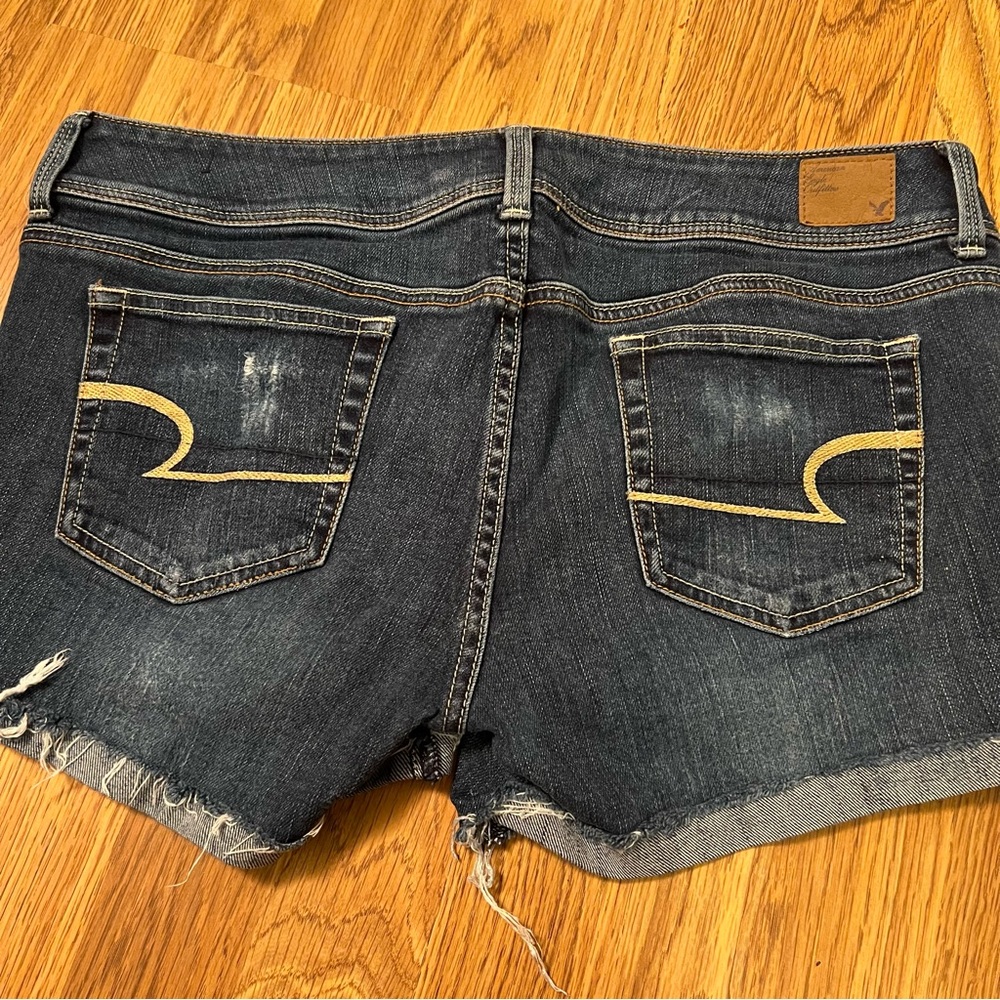 American Eagle Outfitters Dark Grayish blue  Jean Shorts - Picture 13 of 13